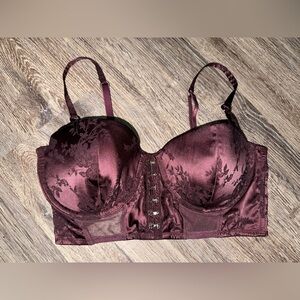 Victoria's Secret VS Plum Corset Balconette Bra